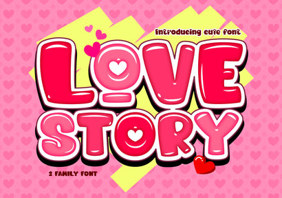 Love Story Font BB Digital Arts 