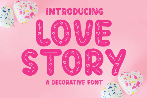 Love Story Font LetterdayStudio 