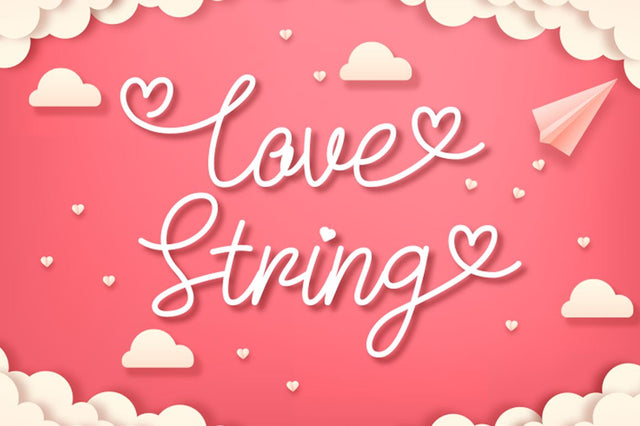 Love String - Script Font Font Attype studio 