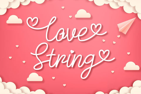 Love String - Script Font Font Attype studio 