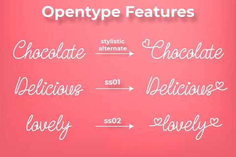 Love String - Script Font Font Attype studio 