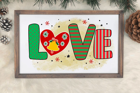 Love Sublimation PNG, Sublimation Christmas Design Sublimation Regulrcrative 