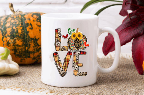 Love Sublimation PNG, Vintage Autumn Sublimation Design Sublimation Regulrcrative 