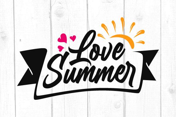 Love Summer Svg SVG cricutfilesmg 