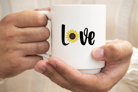 Love Sunflower svg Design SVG SmmrDesign 