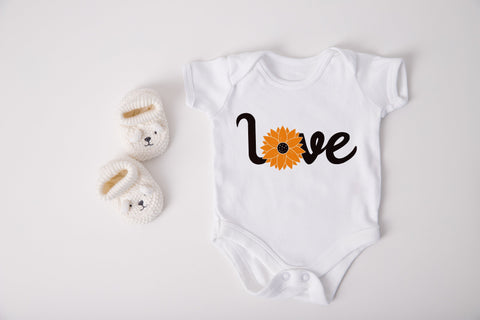 Love sunflower svg, Sunflower svg design SVG SmmrDesign 