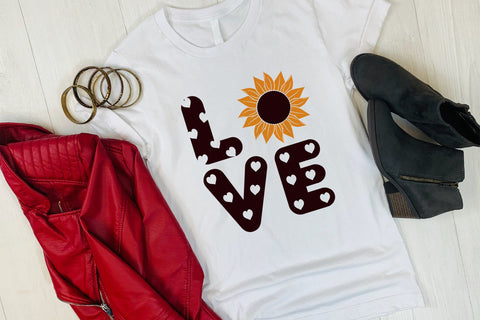 Love Sunflower svg SVG SmmrDesign 