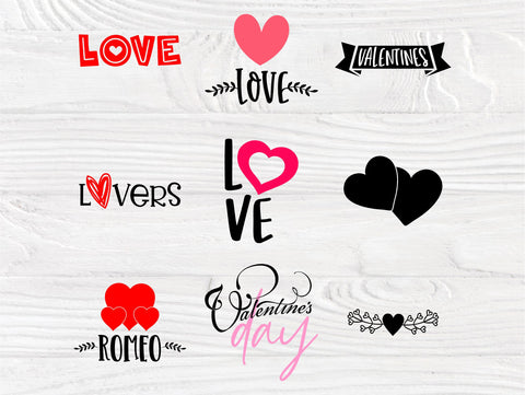 Love SVG Bundle | Love Svg | Valentines Svg | Heart Svg | I Love You Svg | Cut Files for Crafters | Valentines Cut Files | Lovers Svg SVG TonisArtStudio 