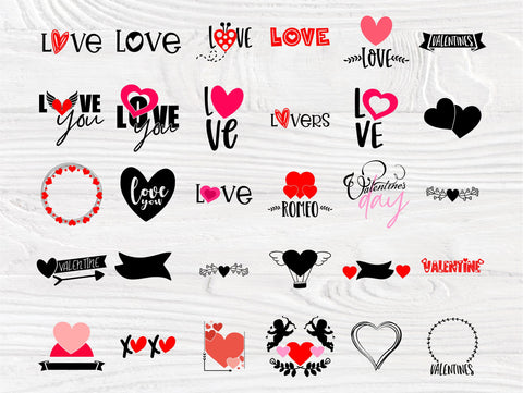 Love SVG Bundle | Love Svg | Valentines Svg | Heart Svg | I Love You Svg | Cut Files for Crafters | Valentines Cut Files | Lovers Svg SVG TonisArtStudio 