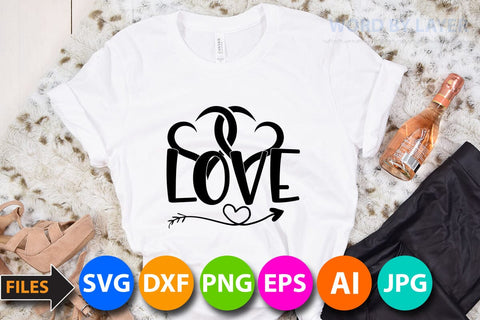 Love SVG Cut File SVG BlackCatsMedia 