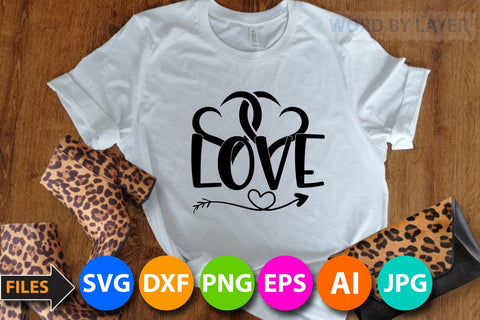 Love SVG Cut File SVG BlackCatsMedia 