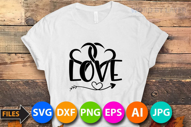 Love SVG Cut File SVG BlackCatsMedia 