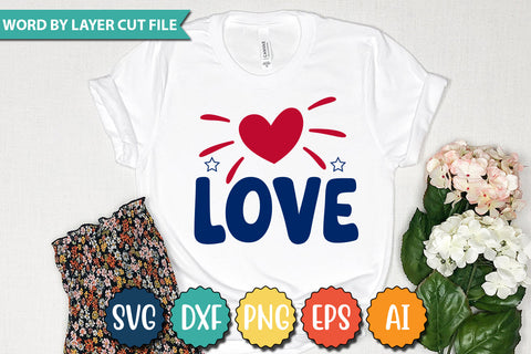 Love SVG Cut File SVGs quotes-and-sayings food-drink mini-bundles print-cut on-sale Clipart Clip Art Sublimation or Vinyl Shirt Design SVG DesignPlante 503 