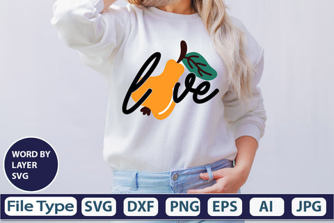 Love SVG Cut File SVGs,quotes-and-sayings,food-drink mini-bundles,print-cut,on-sale Clipart Clip Art Sublimation or Vinyl Shirt Design SVG DesignPlante 503 