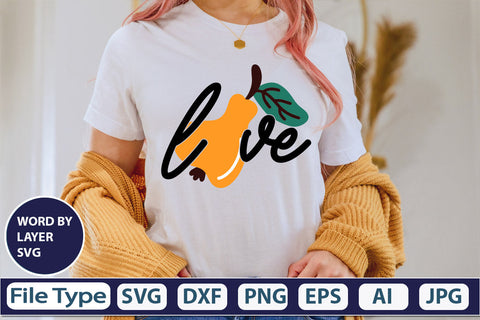 Love SVG Cut File SVGs,quotes-and-sayings,food-drink mini-bundles,print-cut,on-sale Clipart Clip Art Sublimation or Vinyl Shirt Design SVG DesignPlante 503 