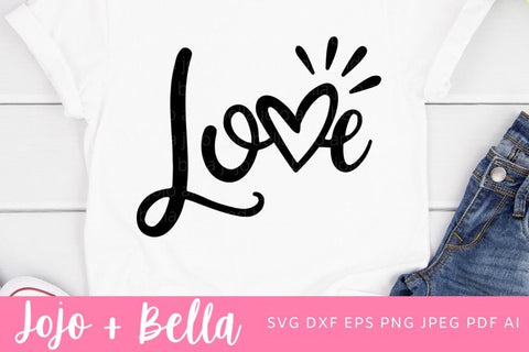 Love SVG file, Love Quote Cut File, Love Shirt Png, Love Sublimation Design, Love Mug Cricut Design, Love Sublimation SVG Jojo&Bella 