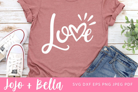 Love SVG file, Love Quote Cut File, Love Shirt Png, Love Sublimation Design, Love Mug Cricut Design, Love Sublimation SVG Jojo&Bella 