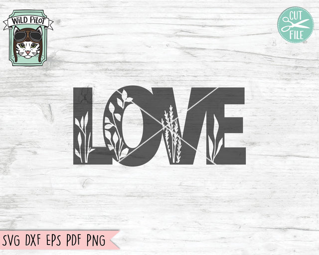 Love SVG File, Valentines Day SVG, Anniversary SVG, Home Sign svg, Love Cut File, Farmhouse Sign svg, Housewarming svg, Wedding Sign svg SVG Wild Pilot 