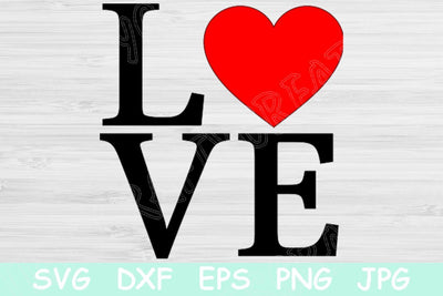Love Svg File with Heart Svg for Anniversary Sign. Valentine Svg Files For Cricut and Silhouette. Valentine Day Svg Love Quotes Printable. SVG TiffsCraftyCreations 