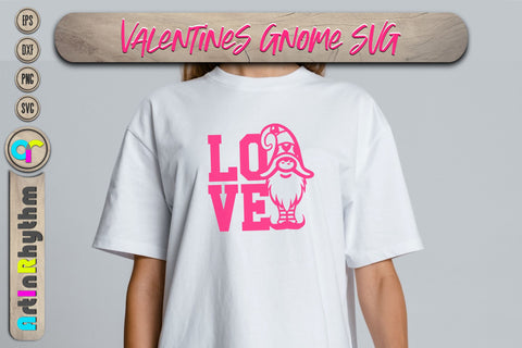 Love svg, Happy Valentine's day svg, Gnome svg SVG Artinrhythm shop 
