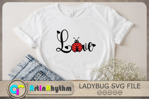 Love Svg, Ladybug Svg, Valentines Svg, Ladybug Clipart SVG Artinrhythm shop 