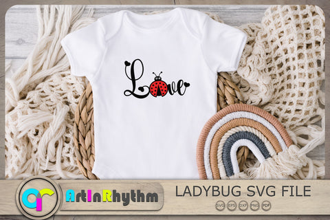 Love Svg, Ladybug Svg, Valentines Svg, Ladybug Clipart SVG Artinrhythm shop 