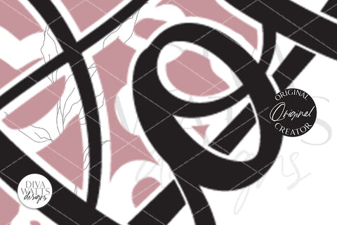 Love SVG | Leopard Print Heart Design for Valentine's Day SVG Diva Watts Designs 