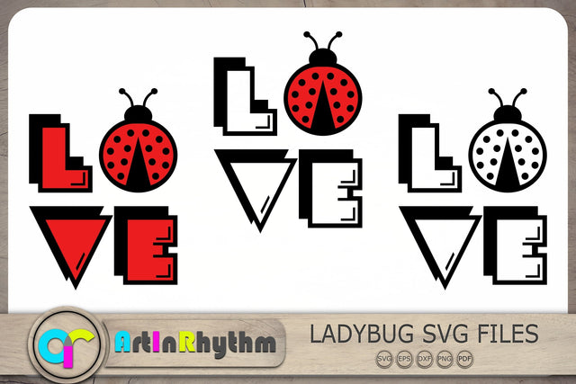 Love Svg, Love Bug Svg, Ladybugs Svg, Ladybug Cliparts SVG Artinrhythm shop 