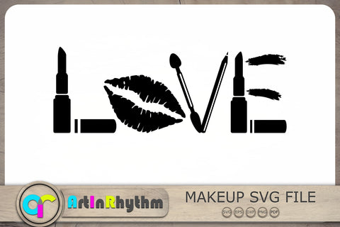 Love Svg, Makeup Svg, Makeup Tools Svg, Makeup Svg File SVG Artinrhythm shop 