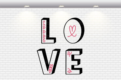 LOVE - SVG, PNG, DXF, EPS SVG Elsie Loves Design 