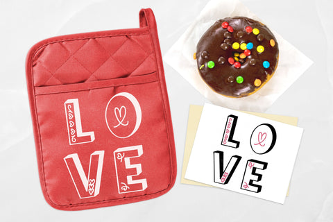 LOVE - SVG, PNG, DXF, EPS SVG Elsie Loves Design 