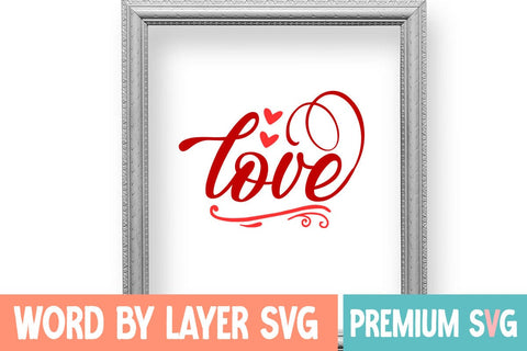 Love Svg SVG Blessedprint 