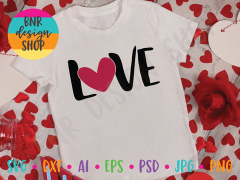 Love SVG SVG BNRDesignShop 