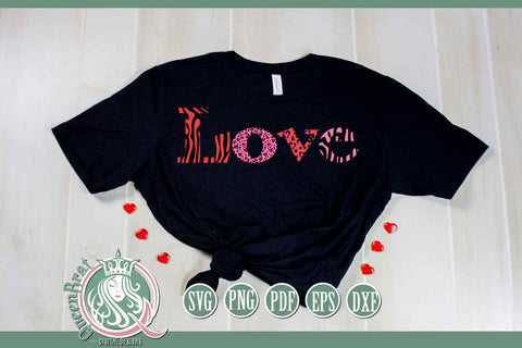 LOVE SVG SVG QueenBrat Digital Designs 