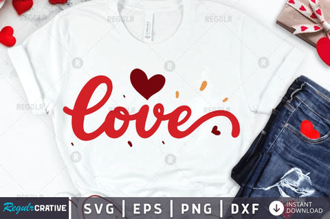 Love SVG SVG Regulrcrative 