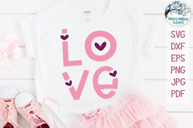 Love SVG SVG Wispy Willow Designs 