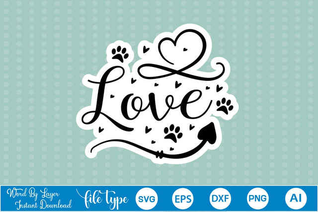 Love SVG SVGs,Quotes and Sayings,Food & Drink,On Sale, Print & CutDog, SVG DesignPlante 503 