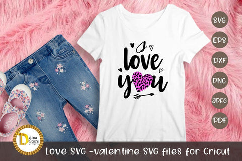 Love SVG -valentine SVG files for Cricut SVG Dina.store4art 