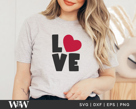 Love SVG | Valentine's Day SVG SVG Wood And Walt 