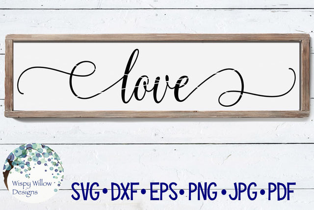 Love SVG Wispy Willow Designs 