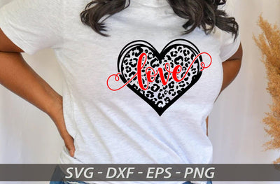 Love SVG With Leopard, Valentine Svg Designs, Valentine Gift Svg, Valentine SVGs For Shirts, Love Svg, Heart SVGs,Valentine,Valentines Vibes SVG MD mominul islam 