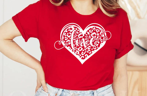 Love SVG With Leopard, Valentine Svg Designs, Valentine Gift Svg, Valentine SVGs For Shirts, Love Svg, Heart SVGs,Valentine,Valentines Vibes SVG MD mominul islam 