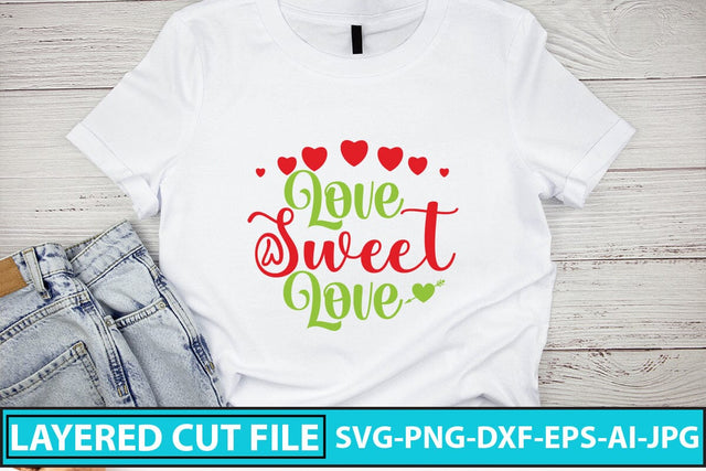 Love Sweet Love SVG Cut File SVG Syaman 