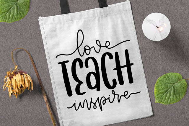 Love Teach Inspire SVG SVG dapiyupi store 