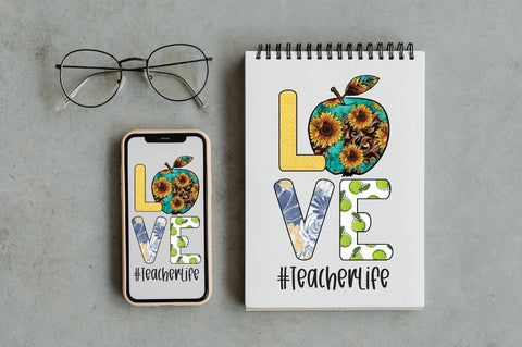 Love Teacher Life Sublimation Sublimation Jagonath Roy 