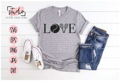 LOVE Tennis SVG Studio Seven-Four-Zero 