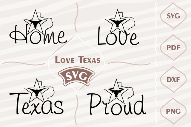 Love Texas - SVG bundle SVG Digital Mojito 