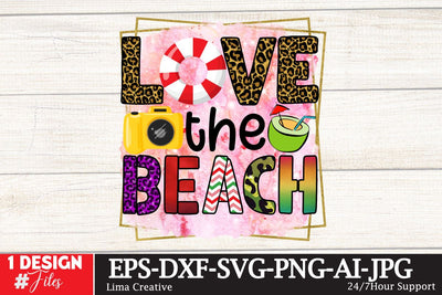 Love the Beach Summer Sublimation PNG, Sublimation PNG,Summer Sublimation PNG, Sublimation Design, T-shirt Design, Summer Sublimation Qutest Sublimation Insomnia Std 