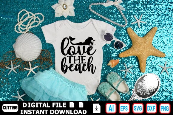Love the Beach SVG Craftlabsvg24 
