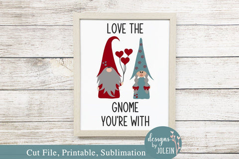 Love the Gnome SVG Designs by Jolein 